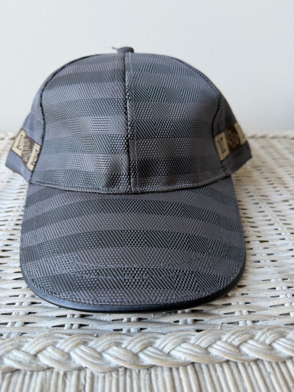 Louis Vuitton Brown and Gray Checkered Baseball Cap - Picture 2 of 9